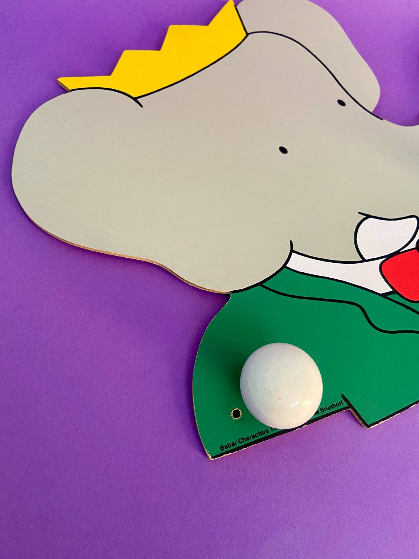 Patère vintage BABAR 1989