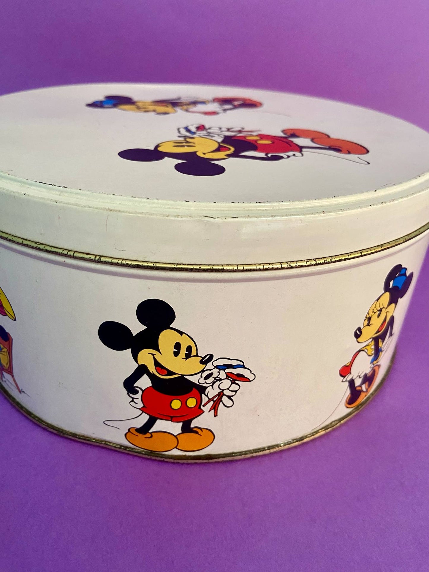 Boîte métal vintage MICKEY ET CIE