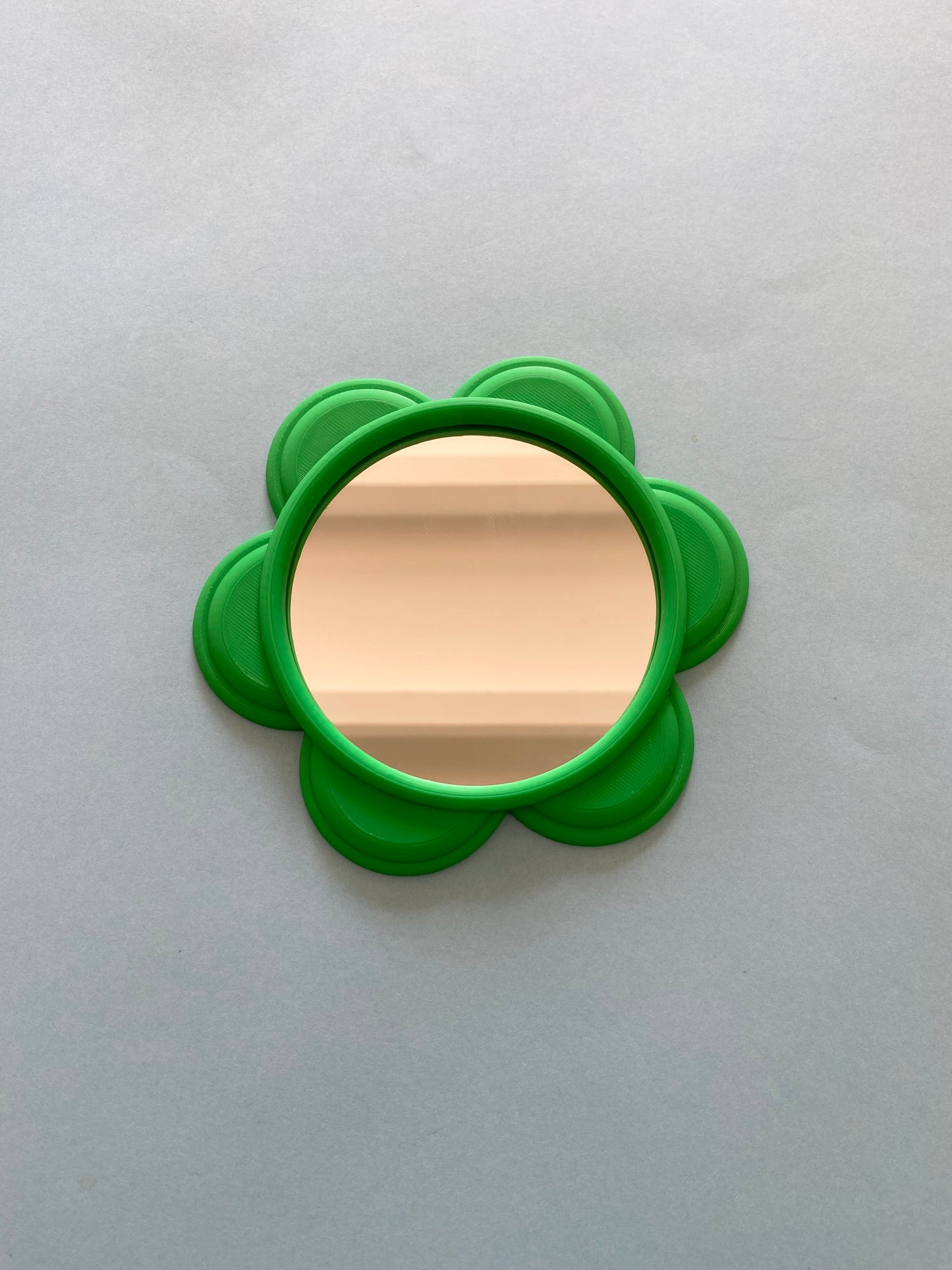 Mini miroir FLEUR VERT