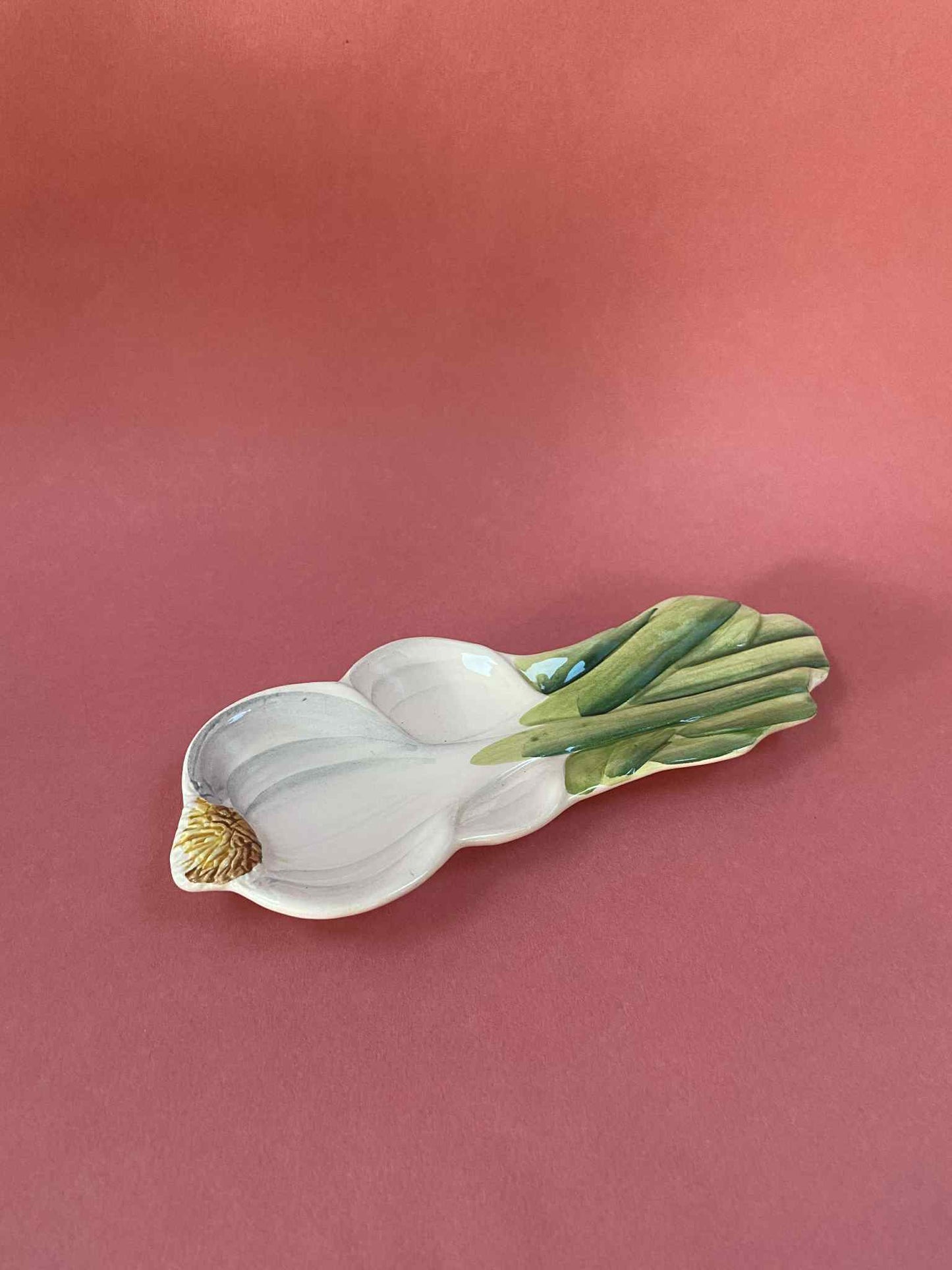 Repose cuillère céramique vintage Barbotine AIL