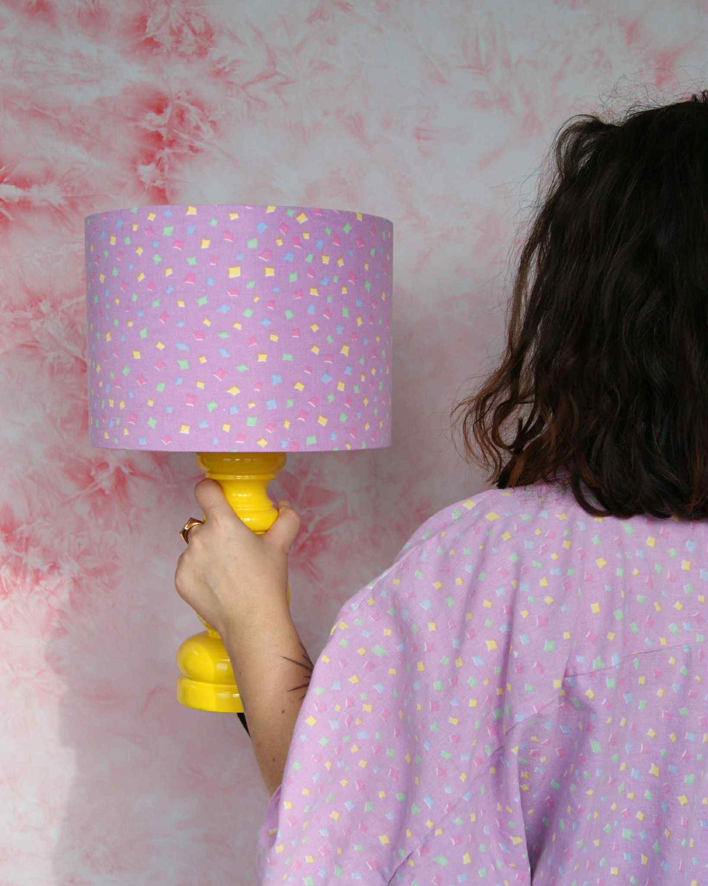 DUO chemise NAUCO / Lampe CHACH modèle CONFETTIS