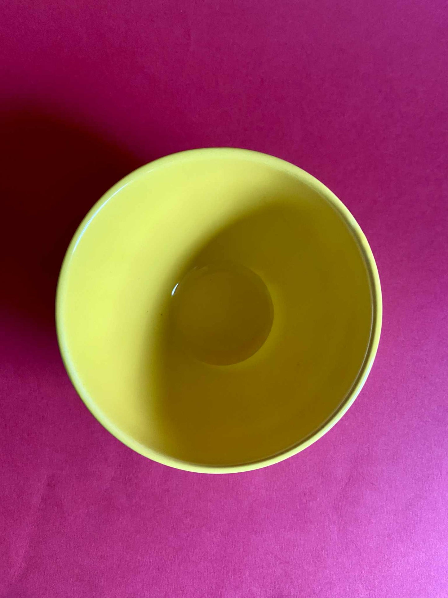 Bol côtelé céramique JAUNE