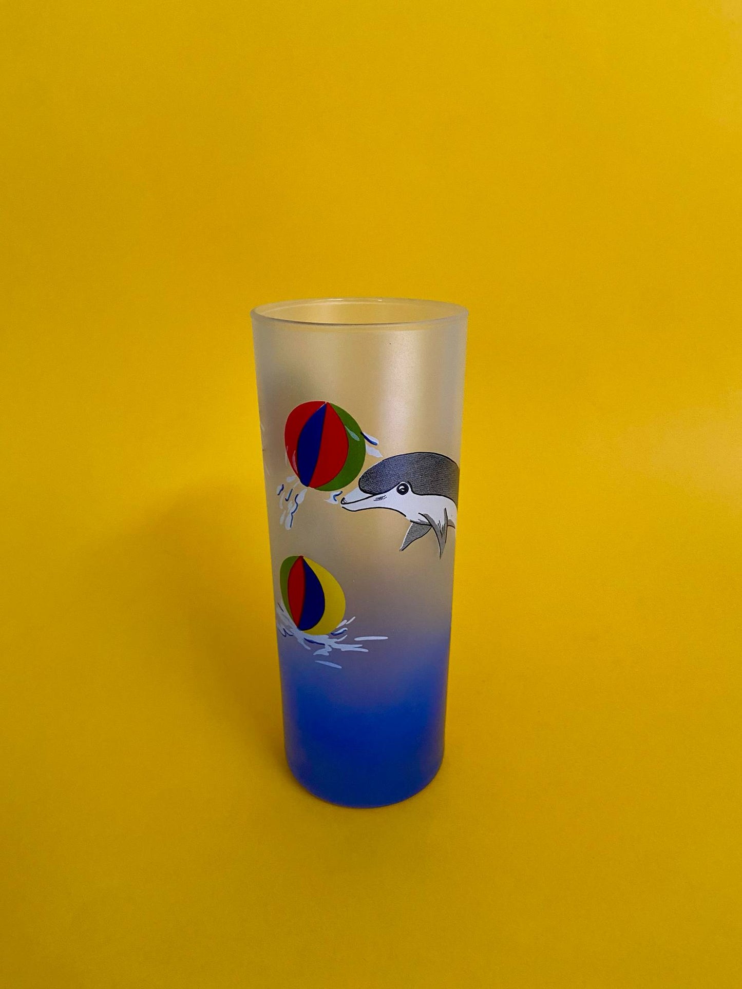 Verre à jus haut FLIPPER le dauphin