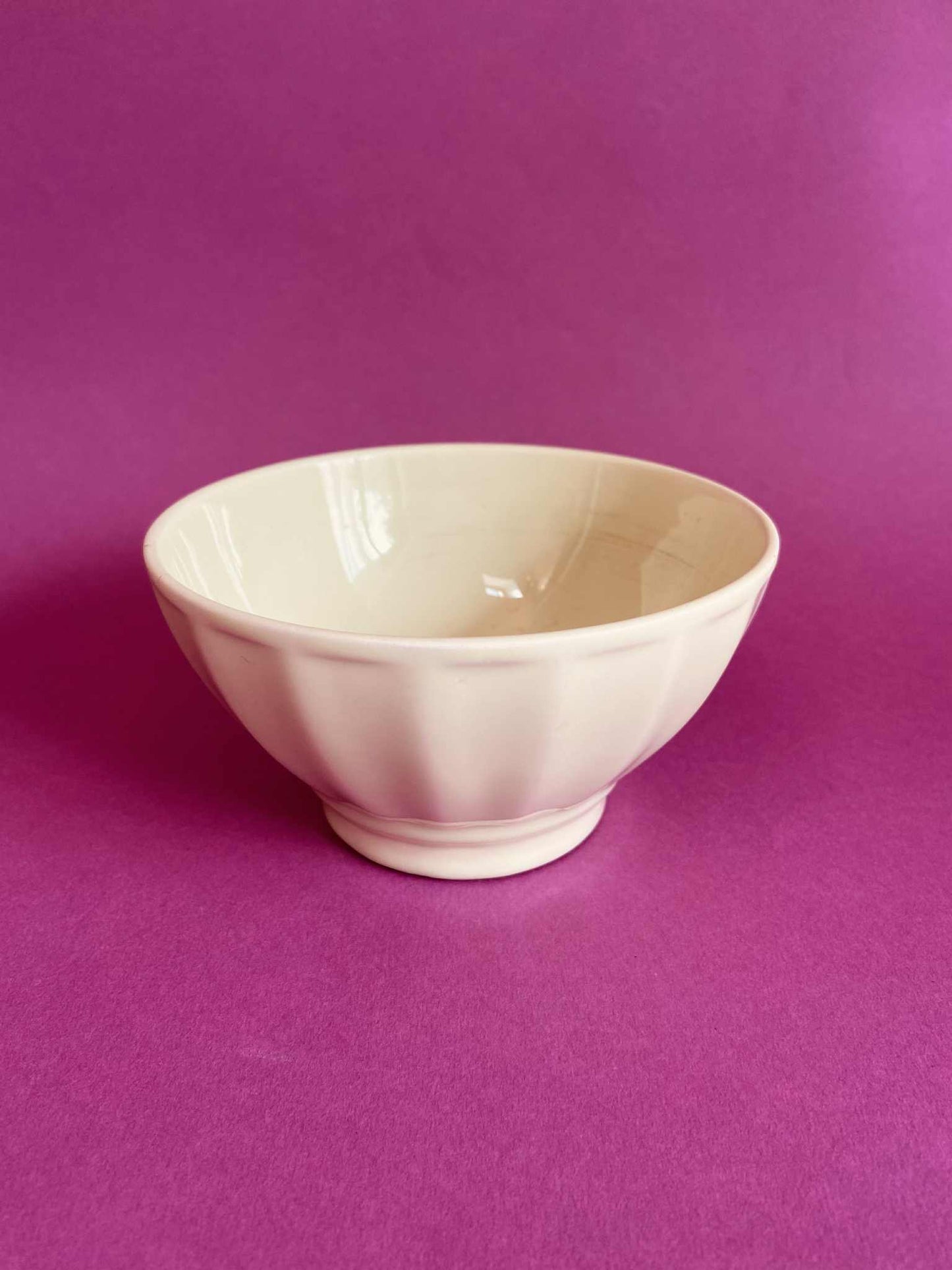 Lot de 2 petits bols côtelés VERT AMANDE