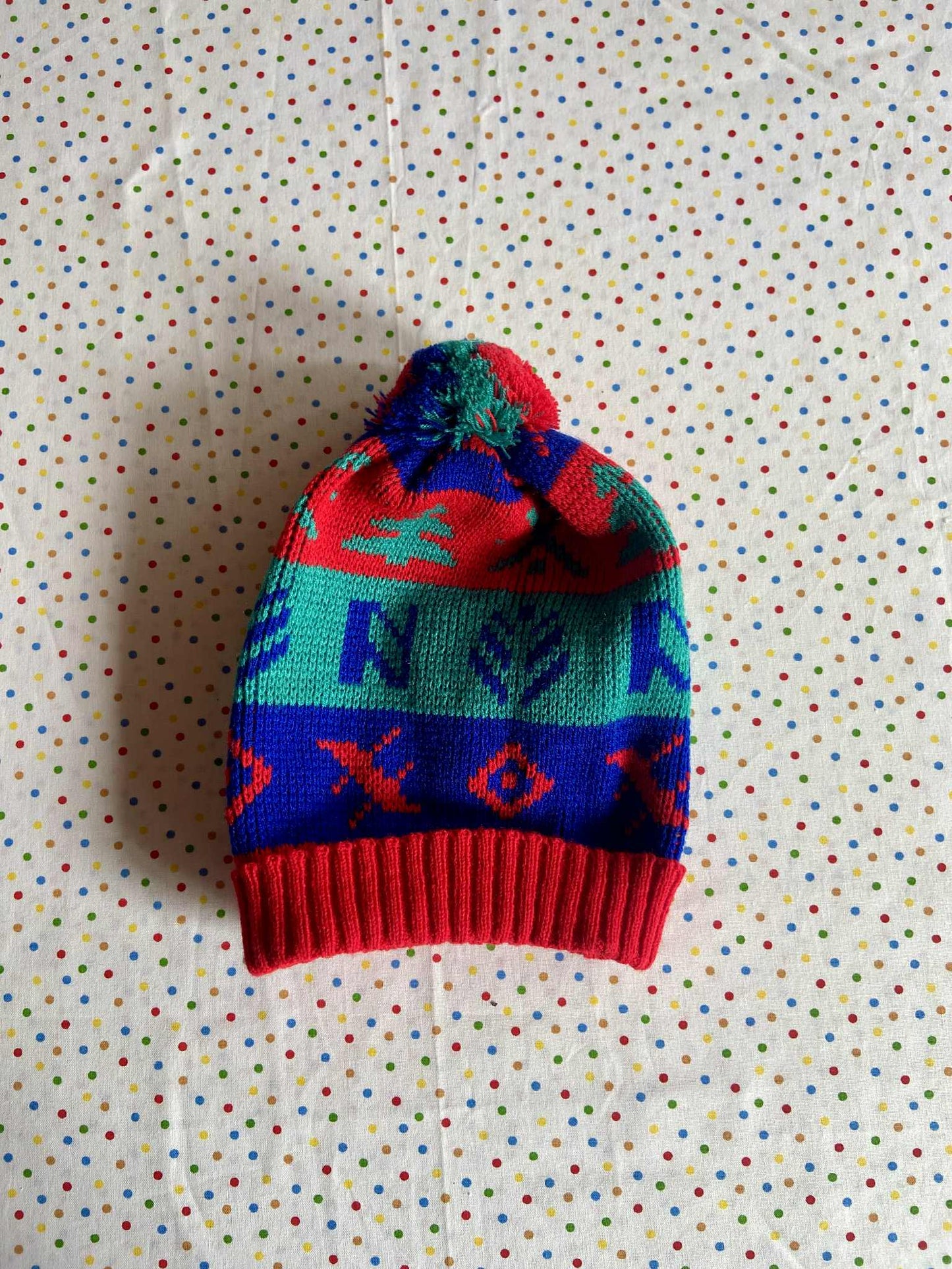 Bonnet vintage maille SKI