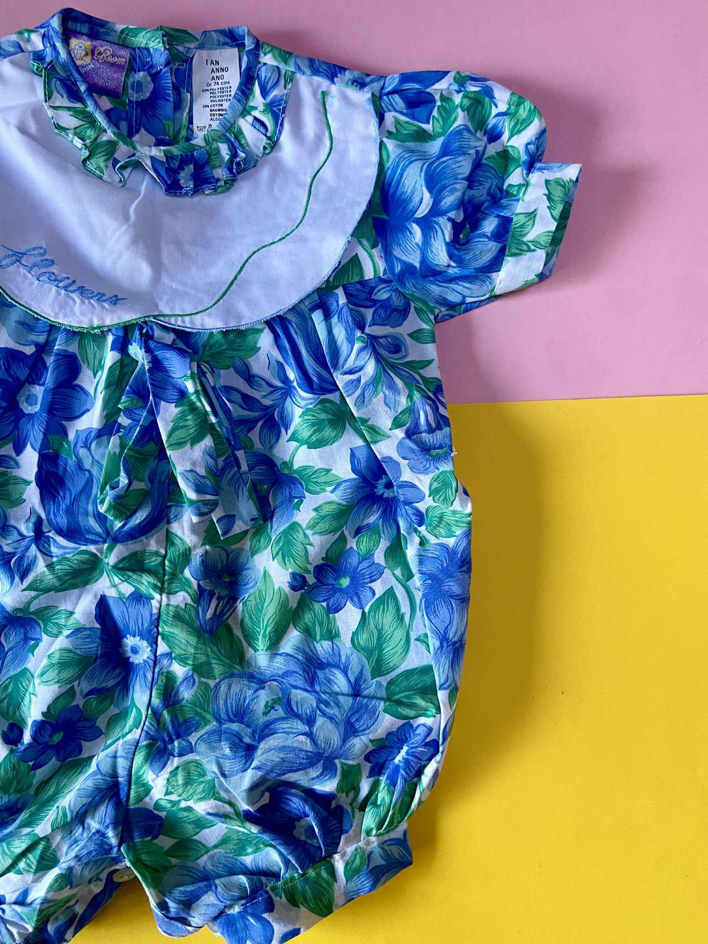 Combi bébé vintage FLOWERS