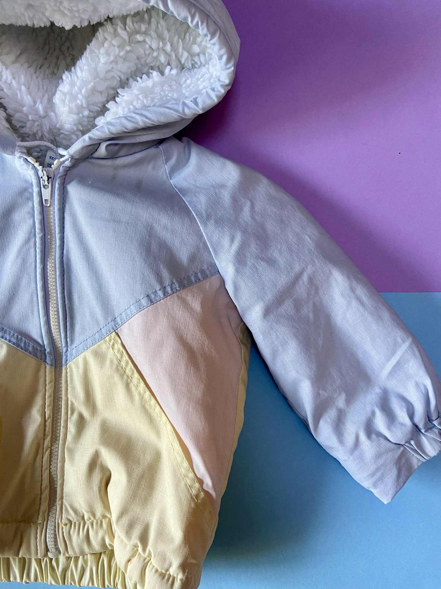 Manteau bébé vintage PASTEL