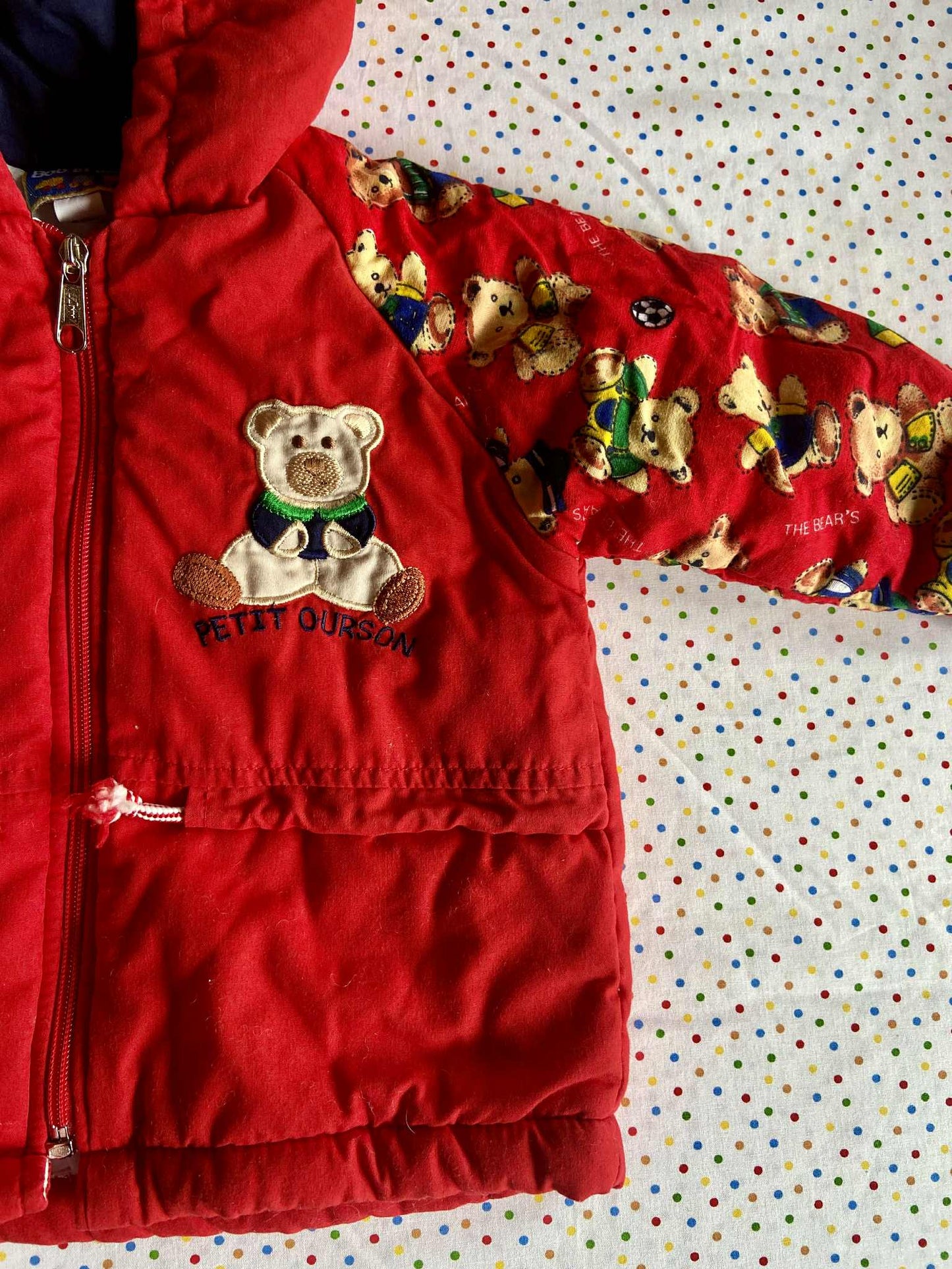 Manteau vintage bébé NOUNOURS