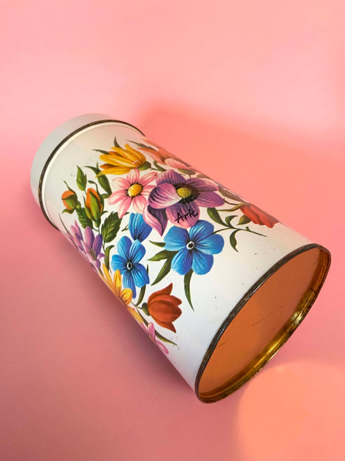 Boîte en métal décor FLORAL