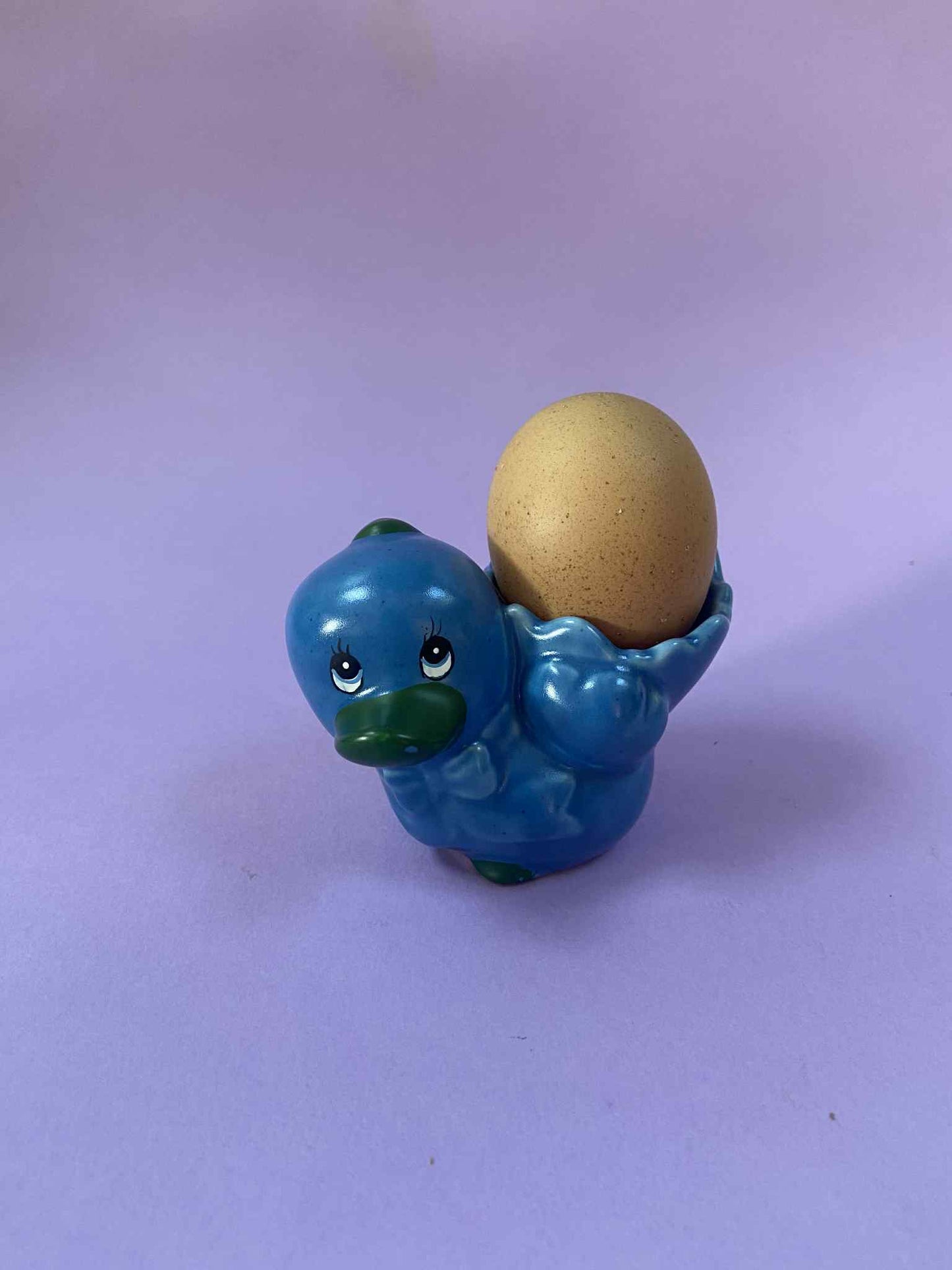 Coquetier céramique POUSSIN BLEU