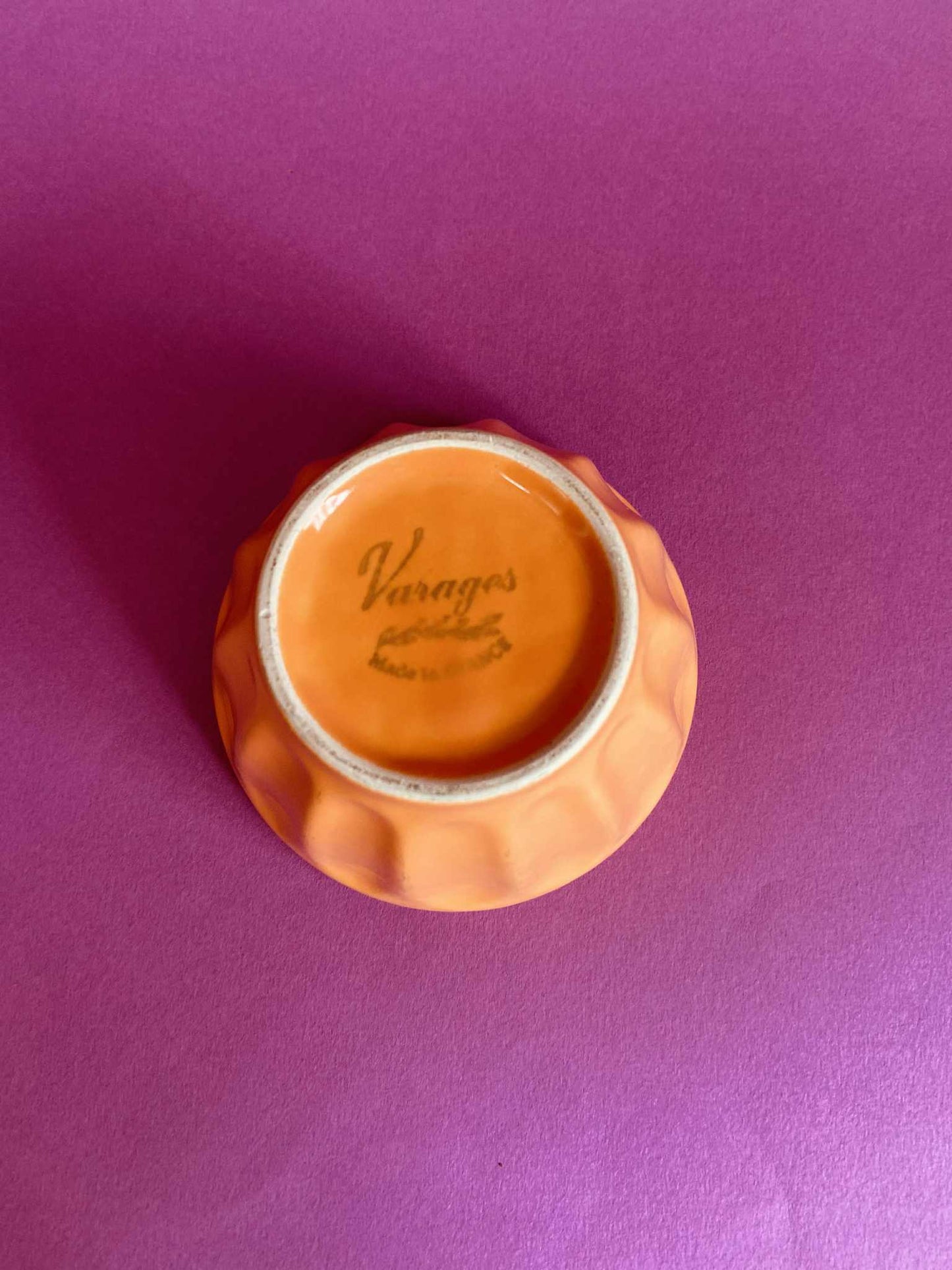 Petit bol côtelé ORANGE