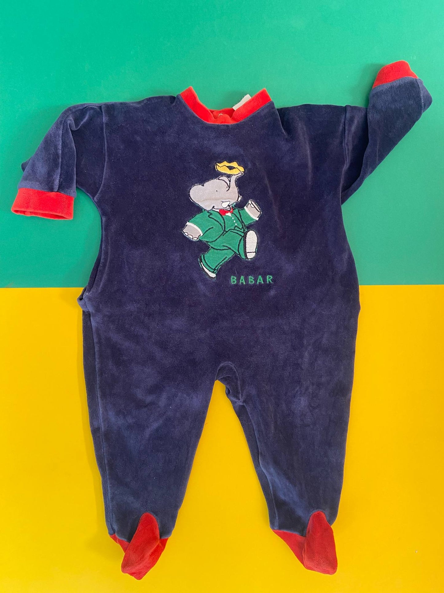 Pyjama velours vintage BABAR
