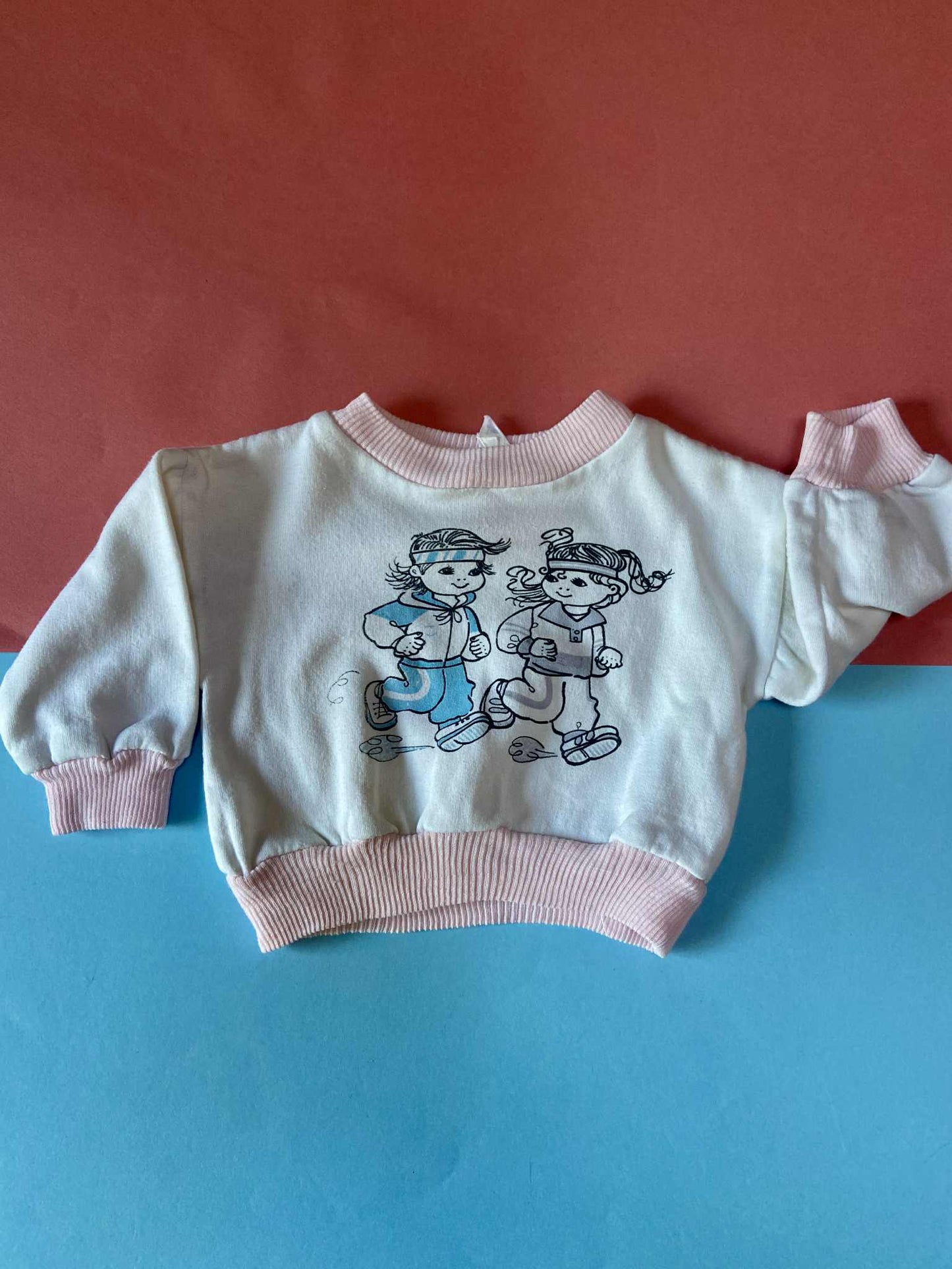 Sweat bébé vintage pastel JOGGEURS