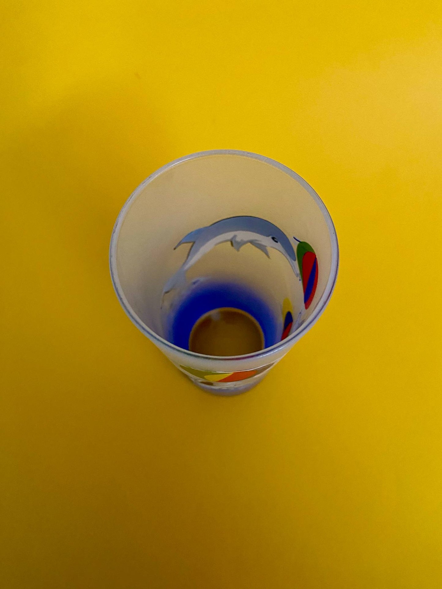 Verre à jus haut FLIPPER le dauphin