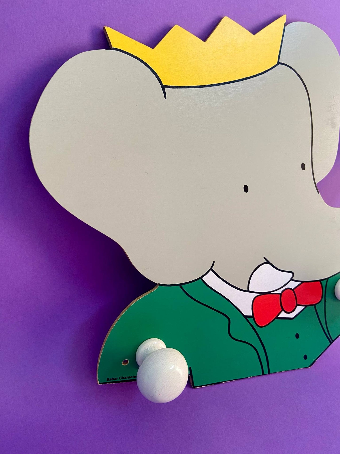 Patère vintage BABAR 1989