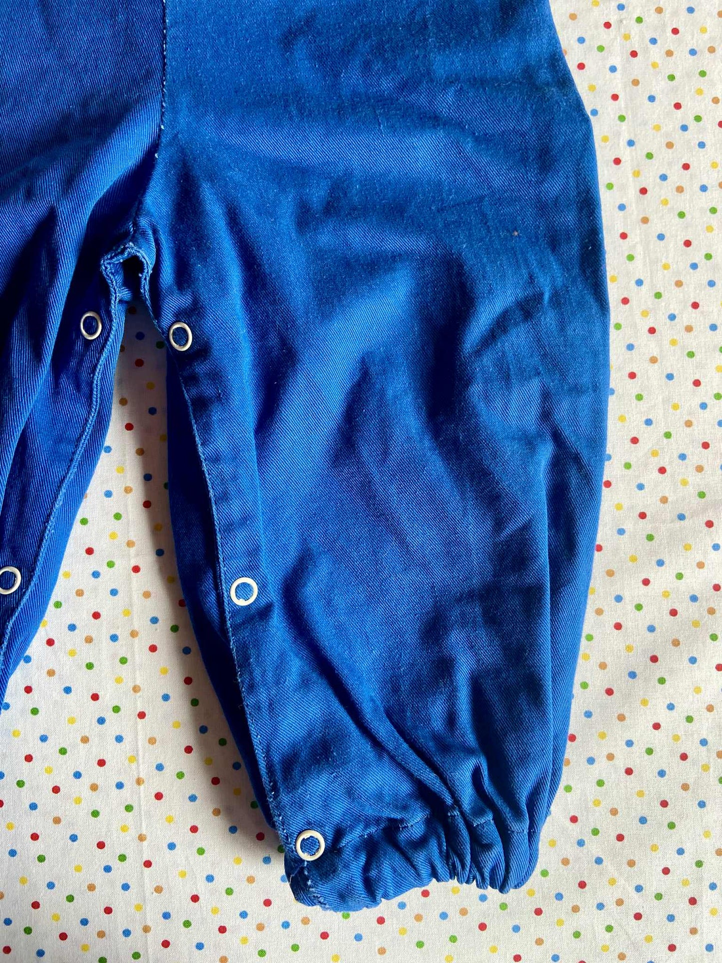 Salopette vintage BLEU de TRAVAIL