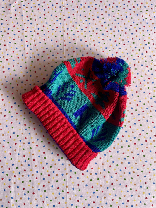 Bonnet vintage maille SKI