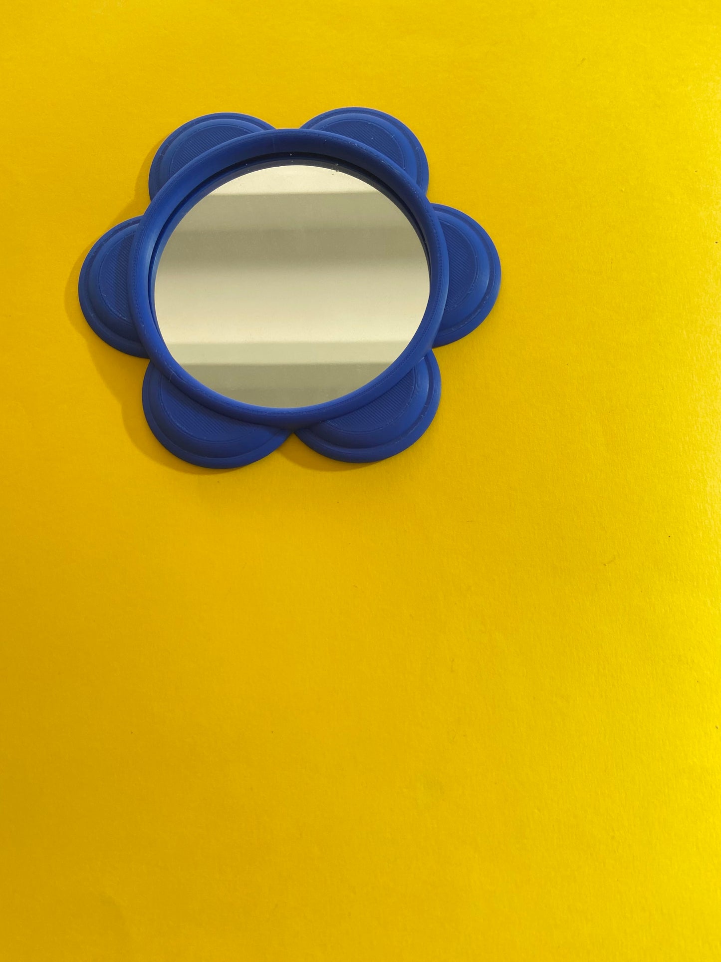 Mini miroir FLEUR BLEU