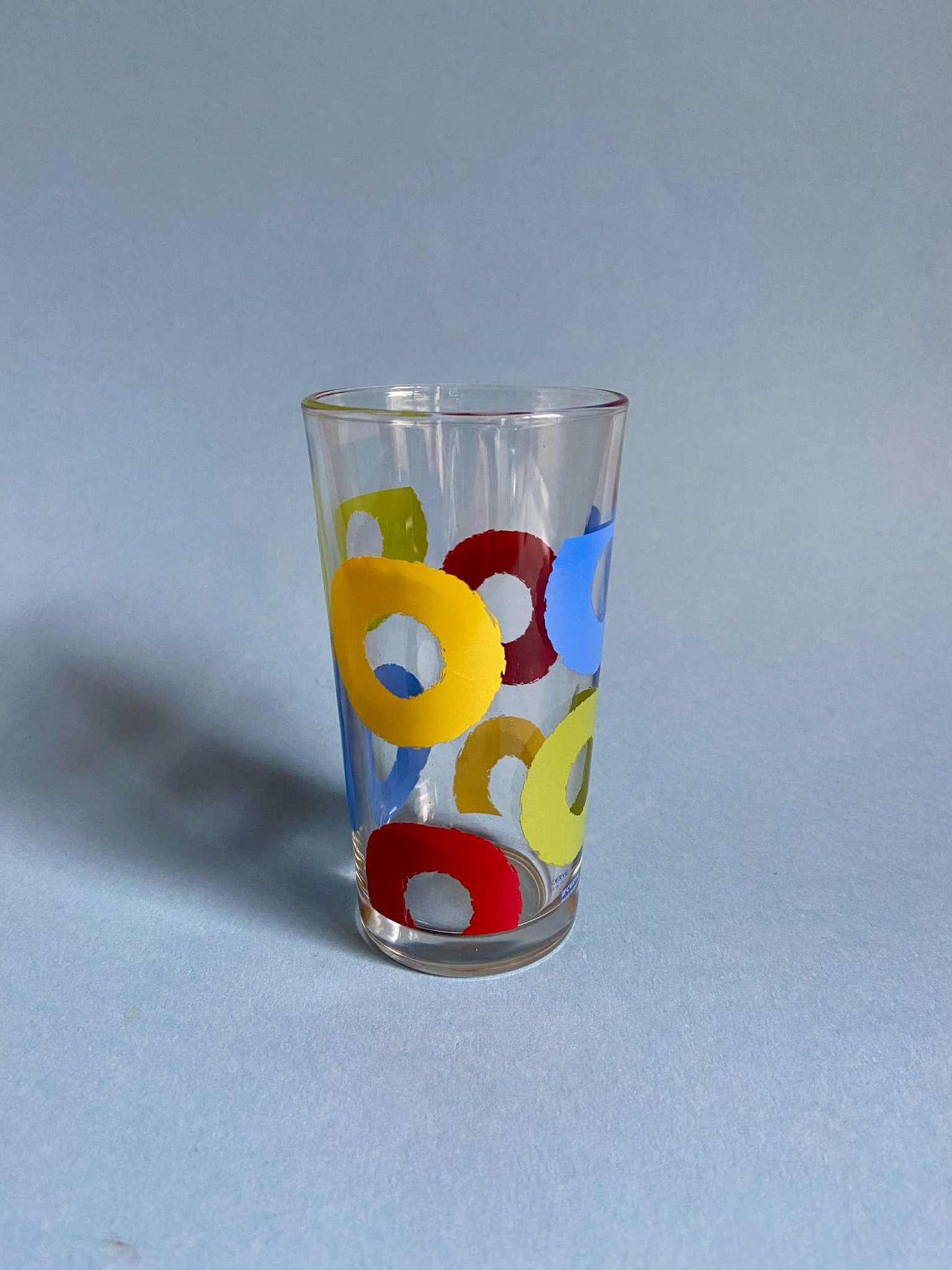 Verre à jus ANNEAUX couleurs primaires