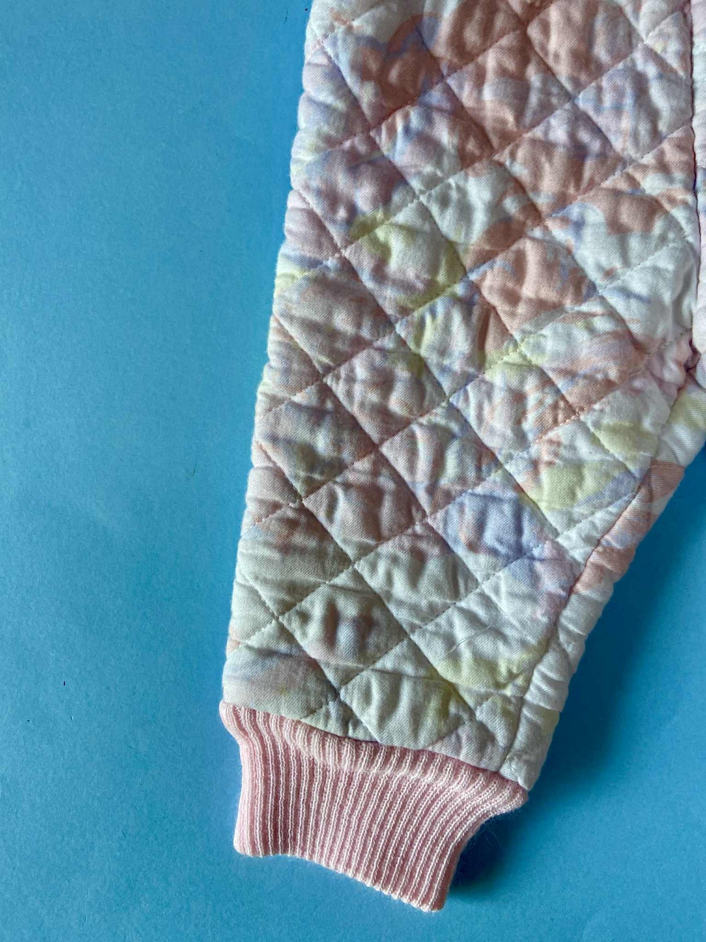 Salopette vintage gaufrée PASTEL