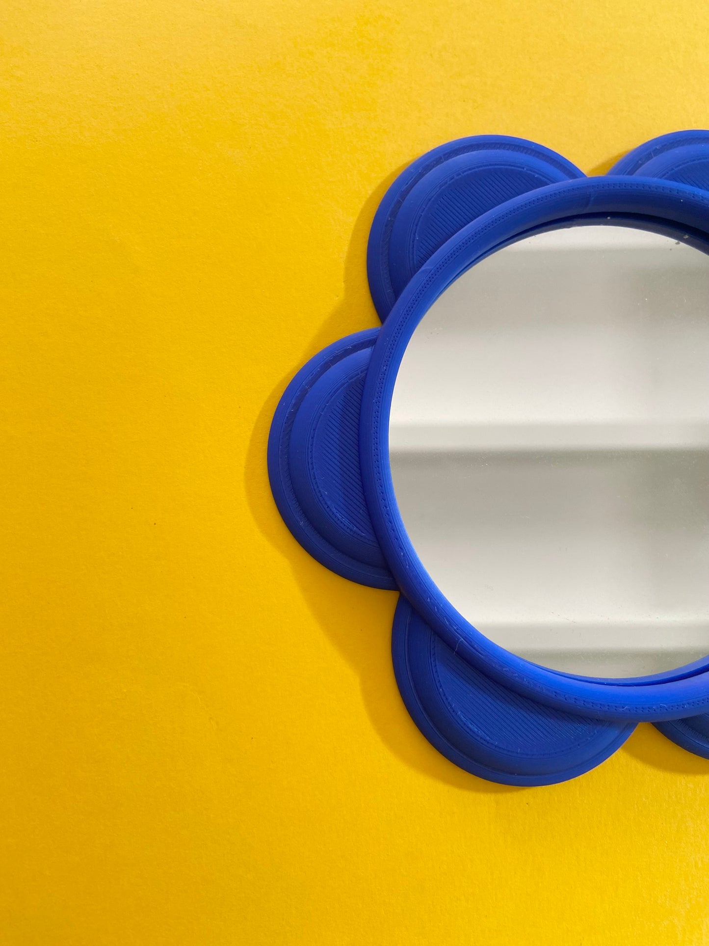 Mini miroir FLEUR BLEU