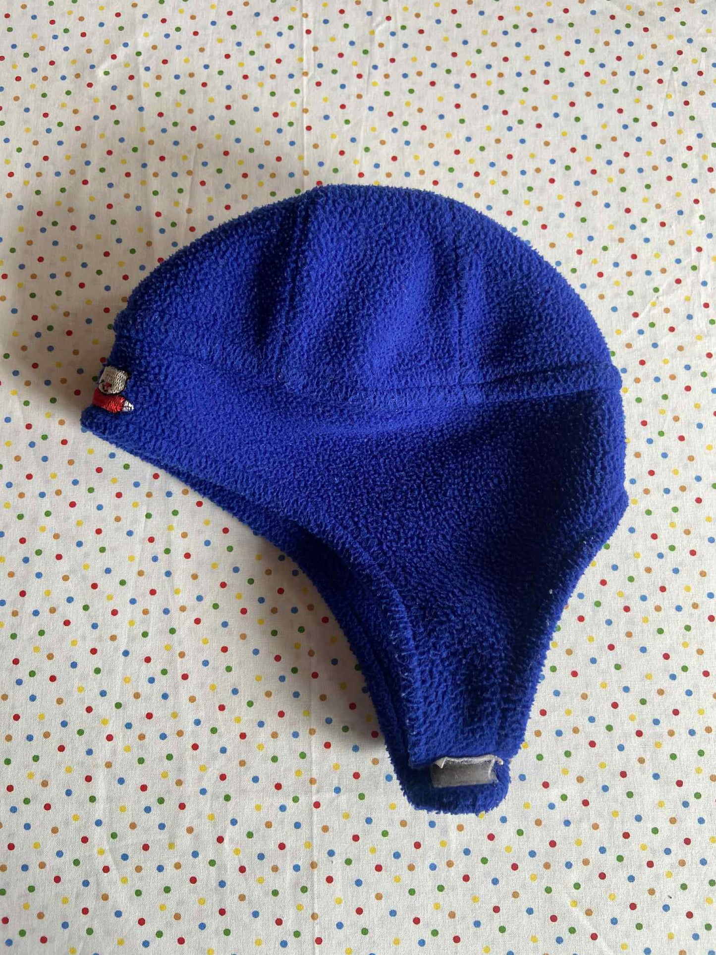 Chapka vintage polaire BLEU nounours