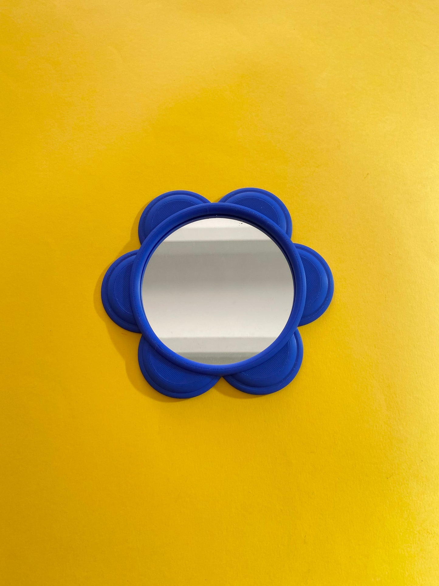 Mini miroir FLEUR BLEU