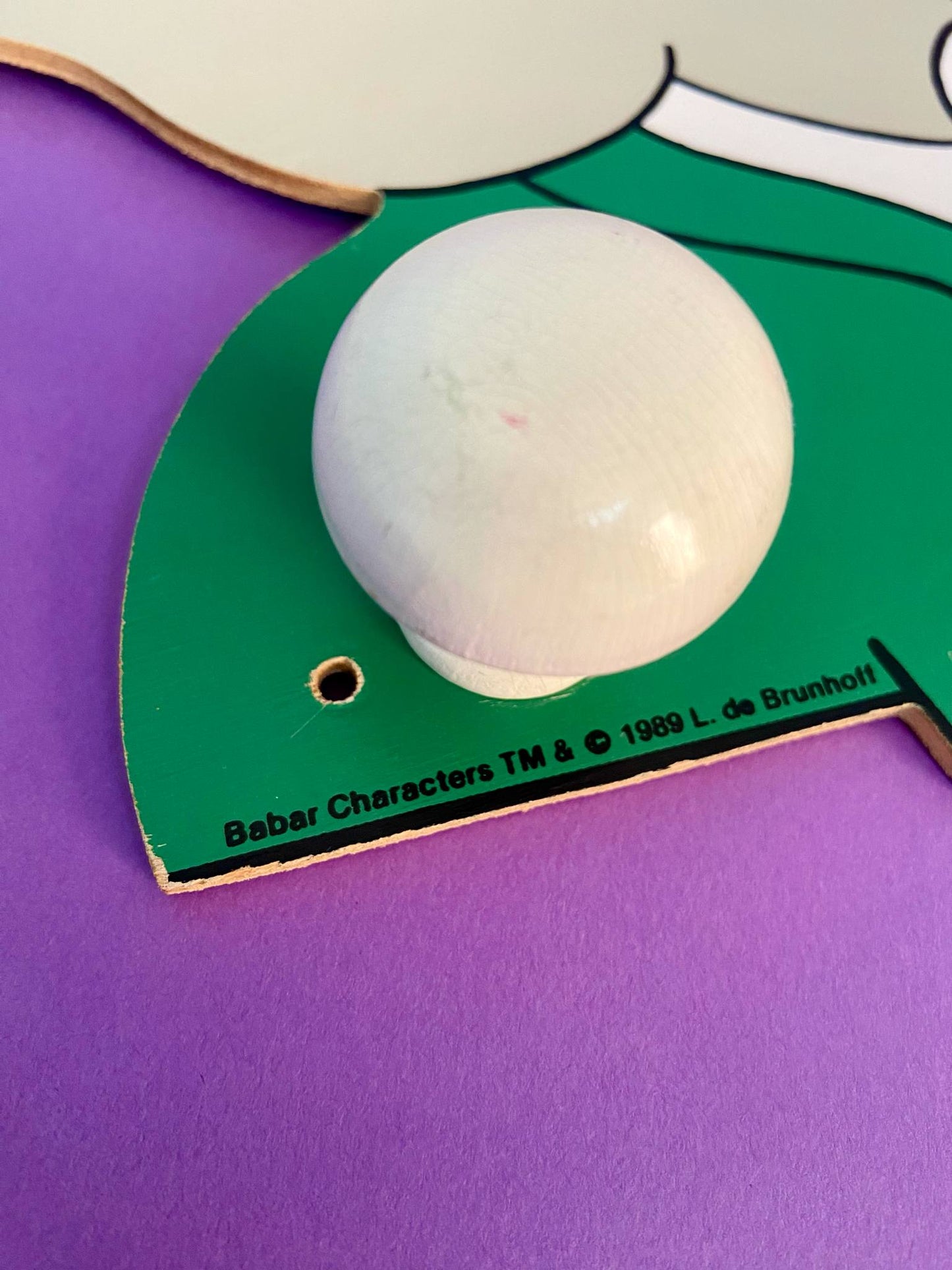 Patère vintage BABAR 1989