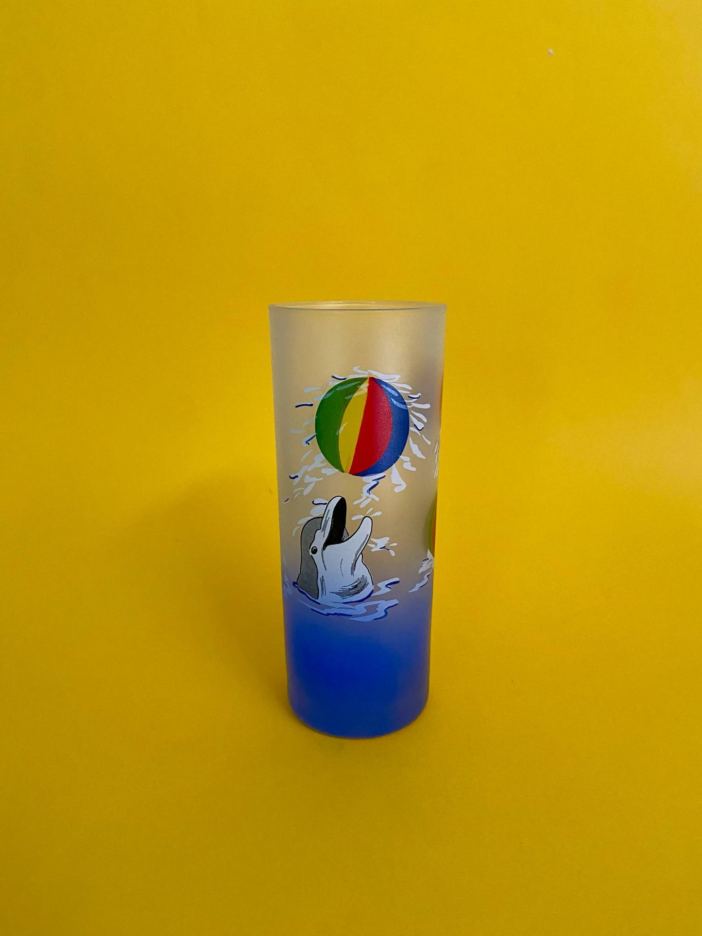 Verre à jus haut FLIPPER le dauphin