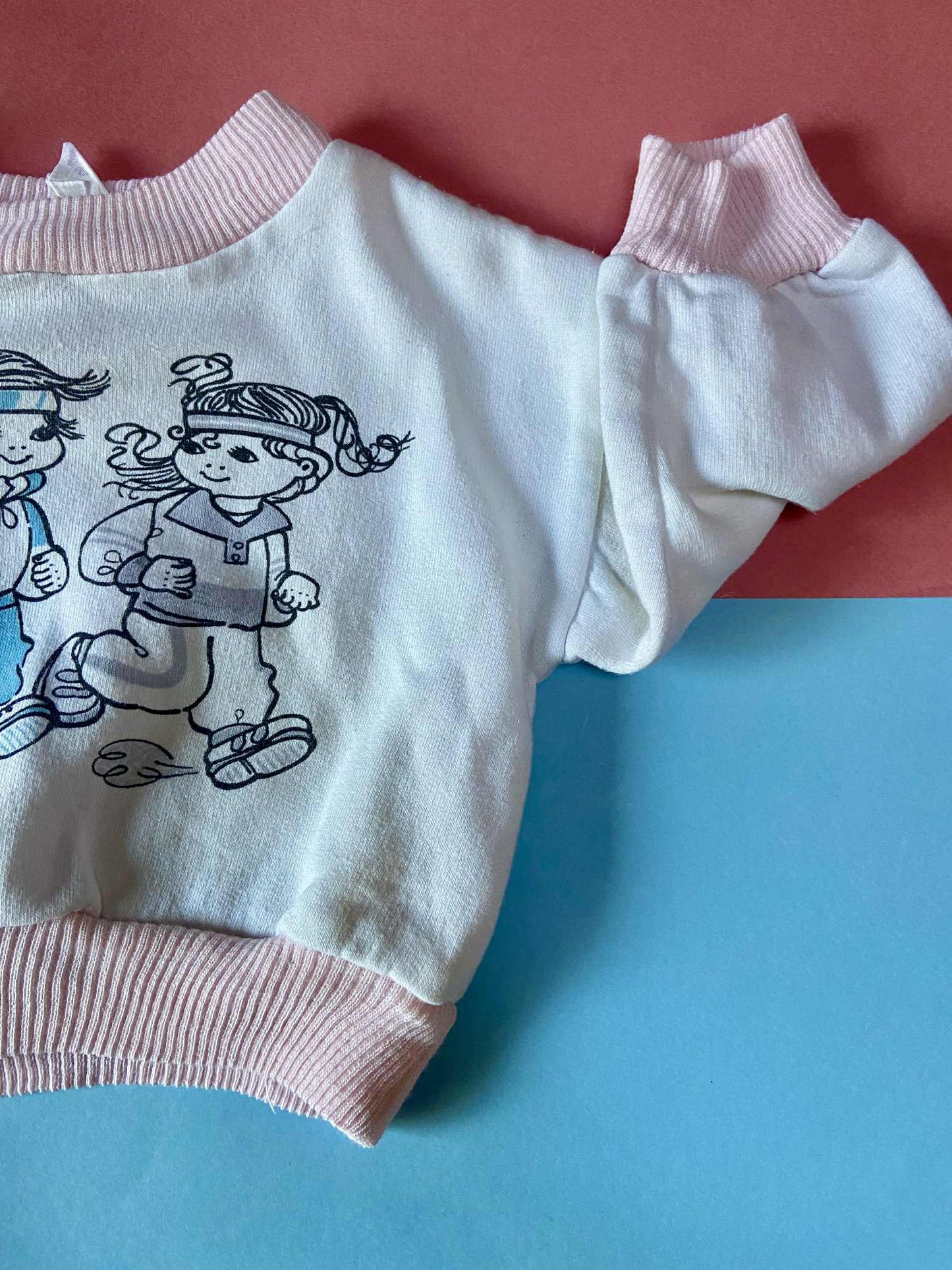 Sweat bébé vintage pastel JOGGEURS