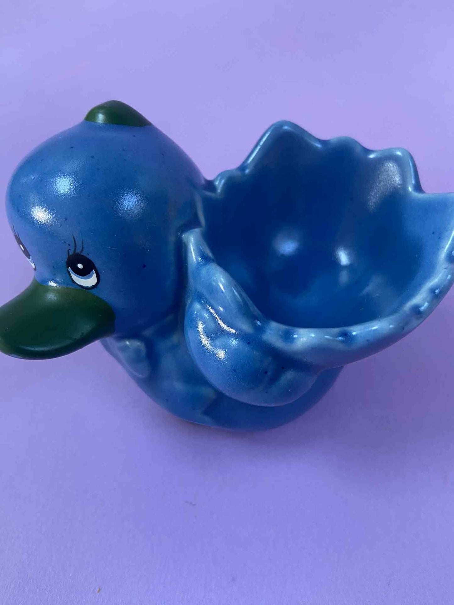 Coquetier céramique POUSSIN BLEU