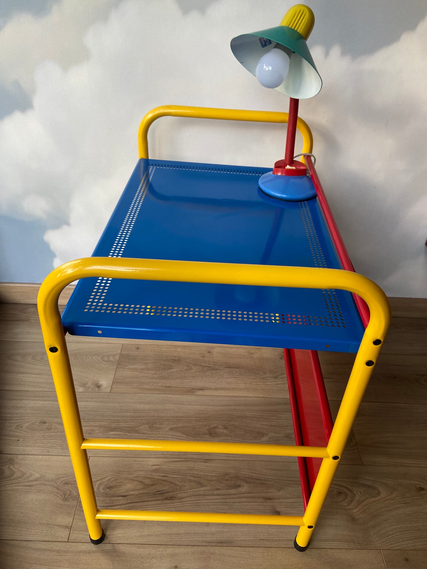 Bureau vintage COLORBLOCK années 80