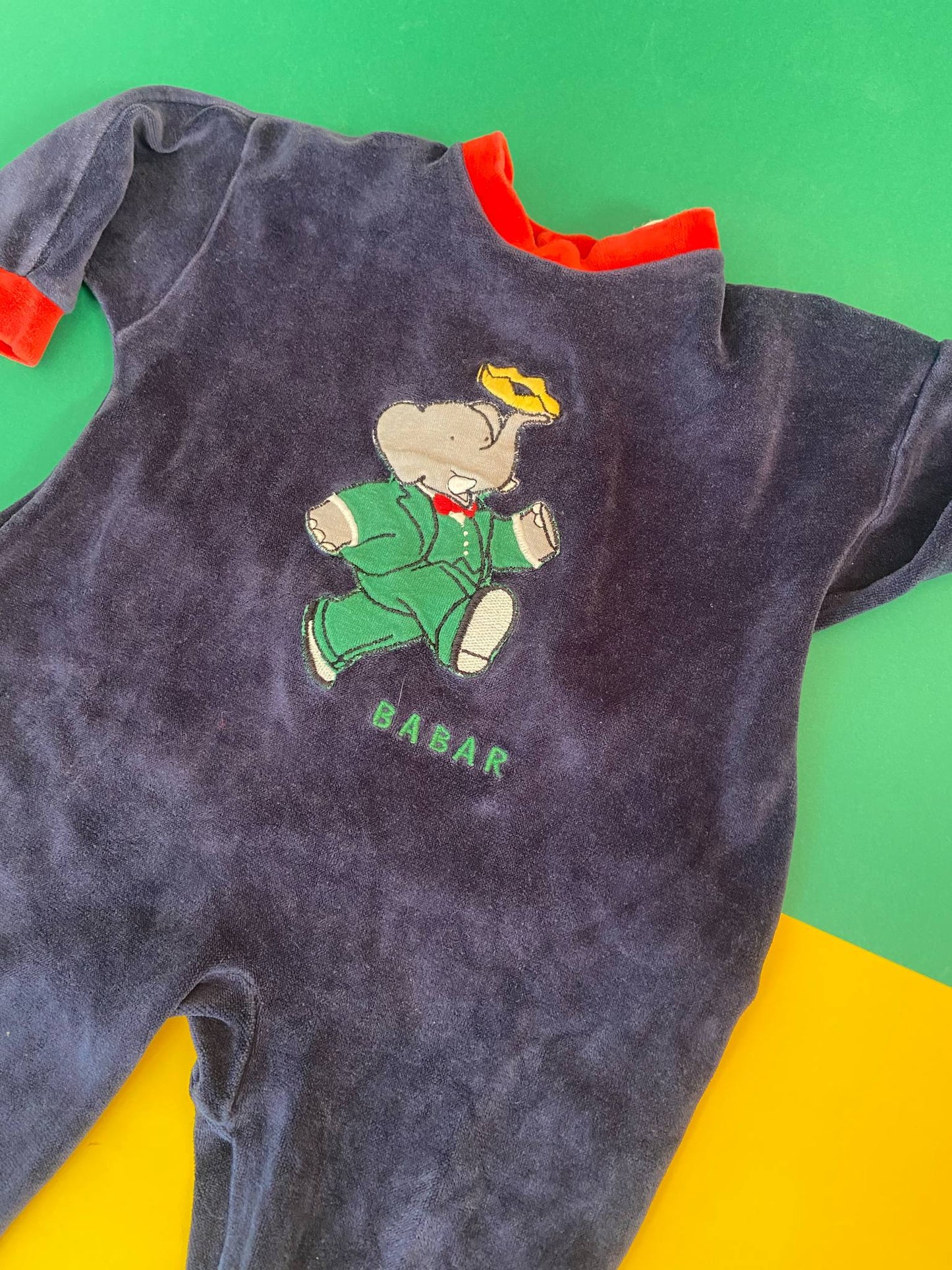 Pyjama velours vintage BABAR