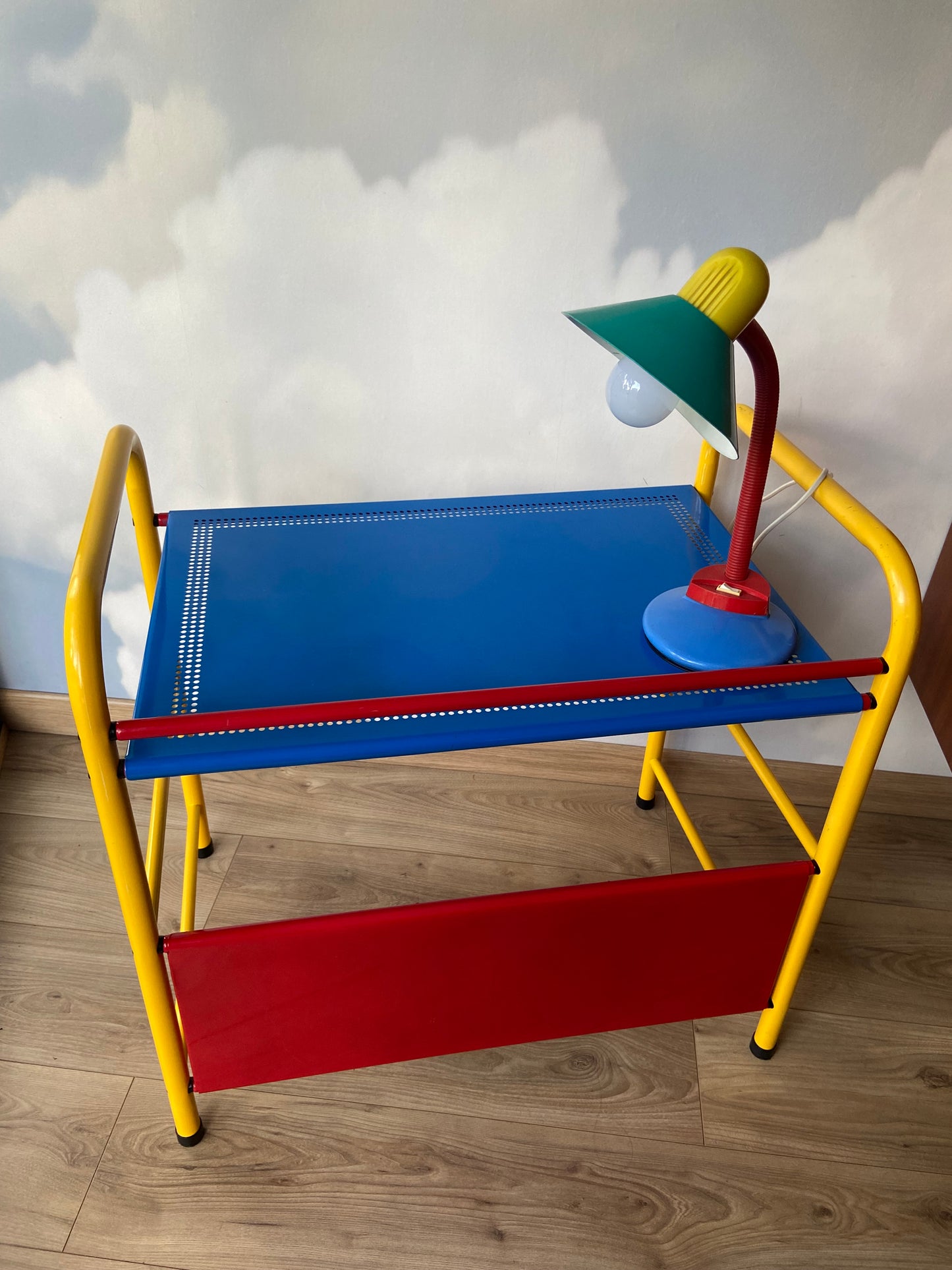 Bureau vintage COLORBLOCK années 80
