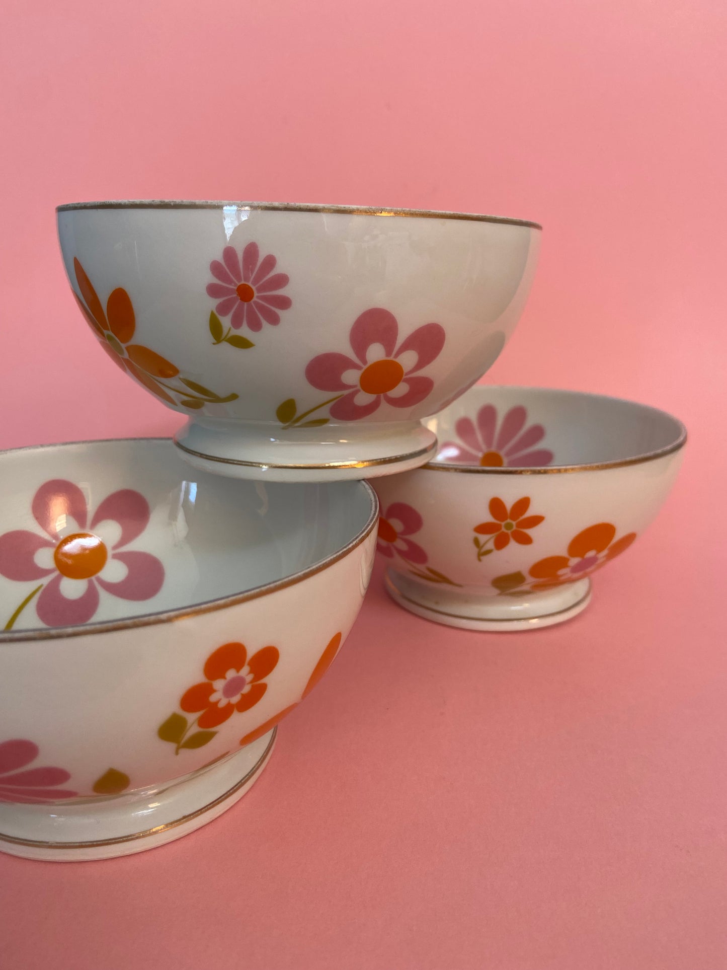 Ensemble de bols porcelaine FLOWERS 70