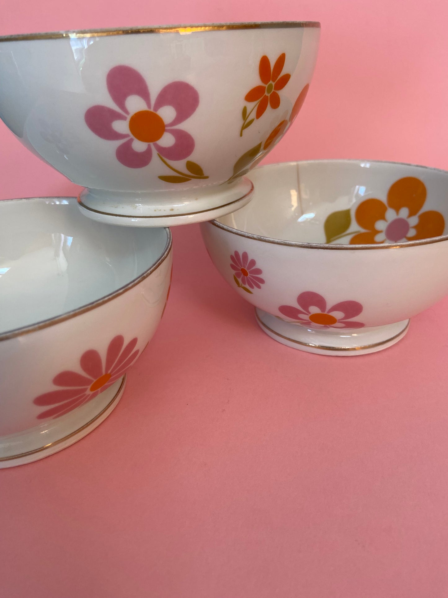 Ensemble de bols porcelaine FLOWERS 70