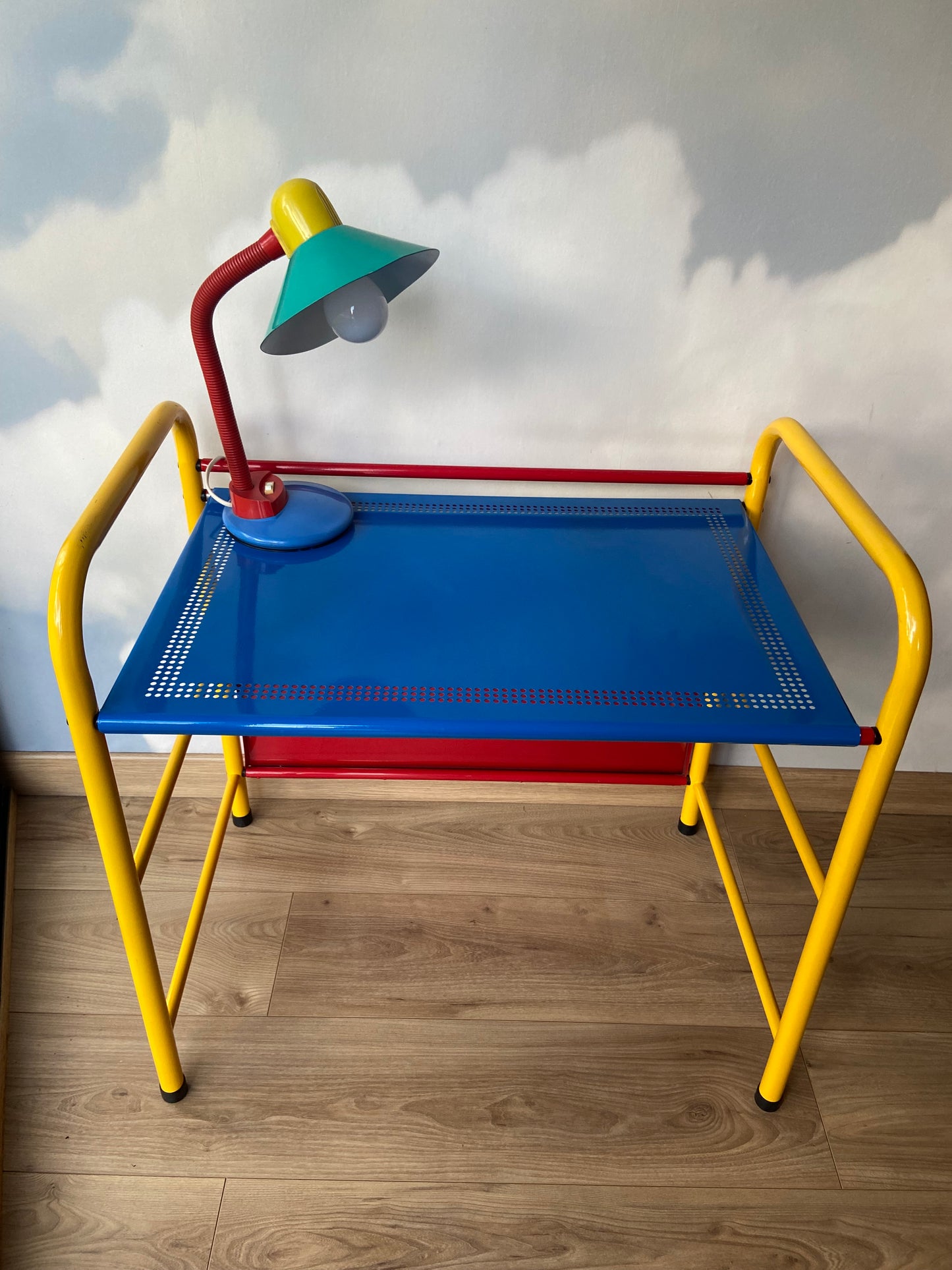Bureau vintage COLORBLOCK années 80