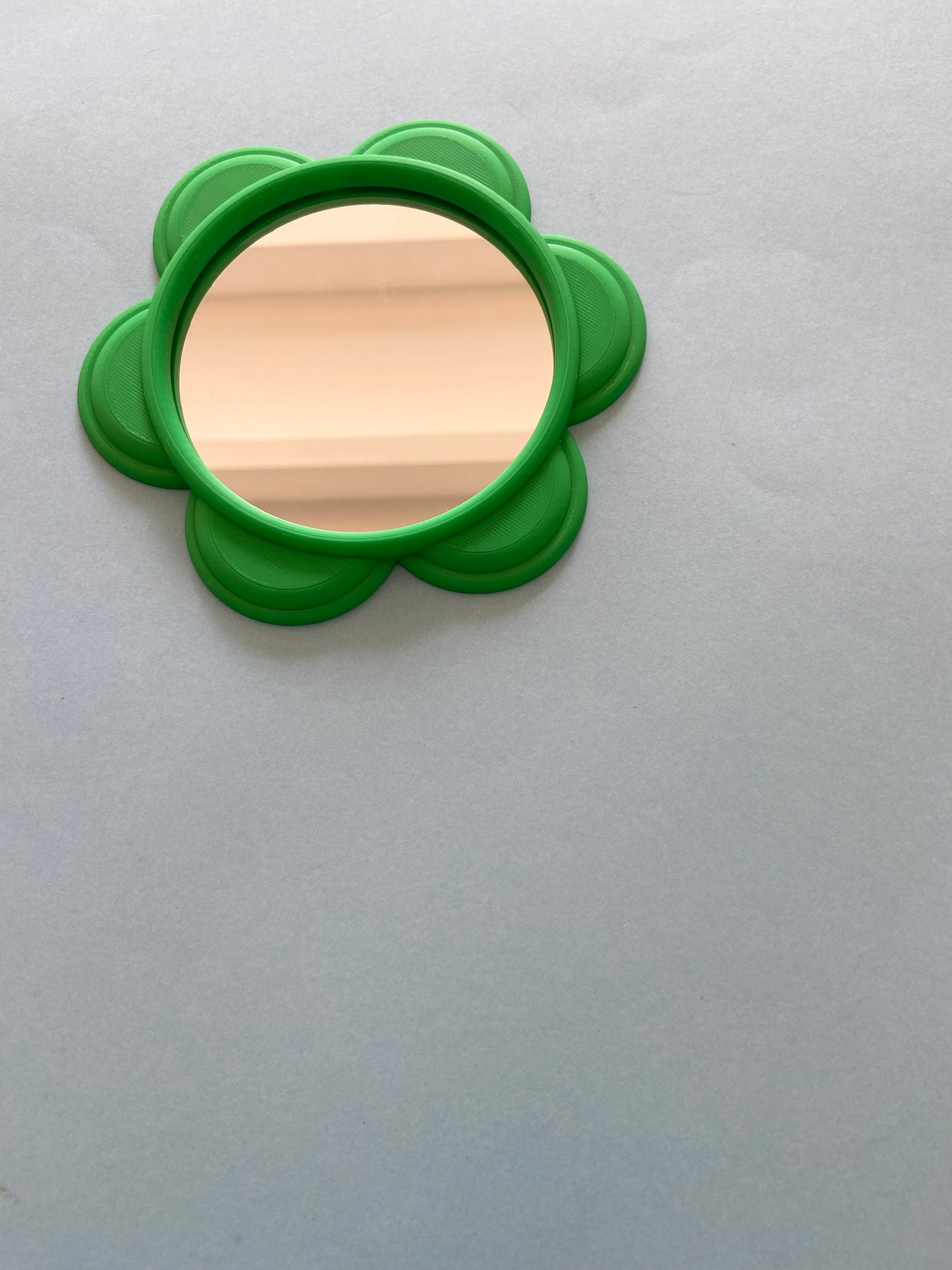 Mini miroir FLEUR VERT