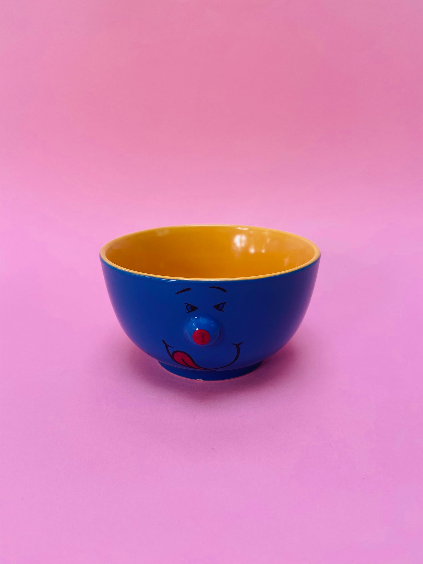 Bol Bi-Goût bleu/jaune « GOURMAND »