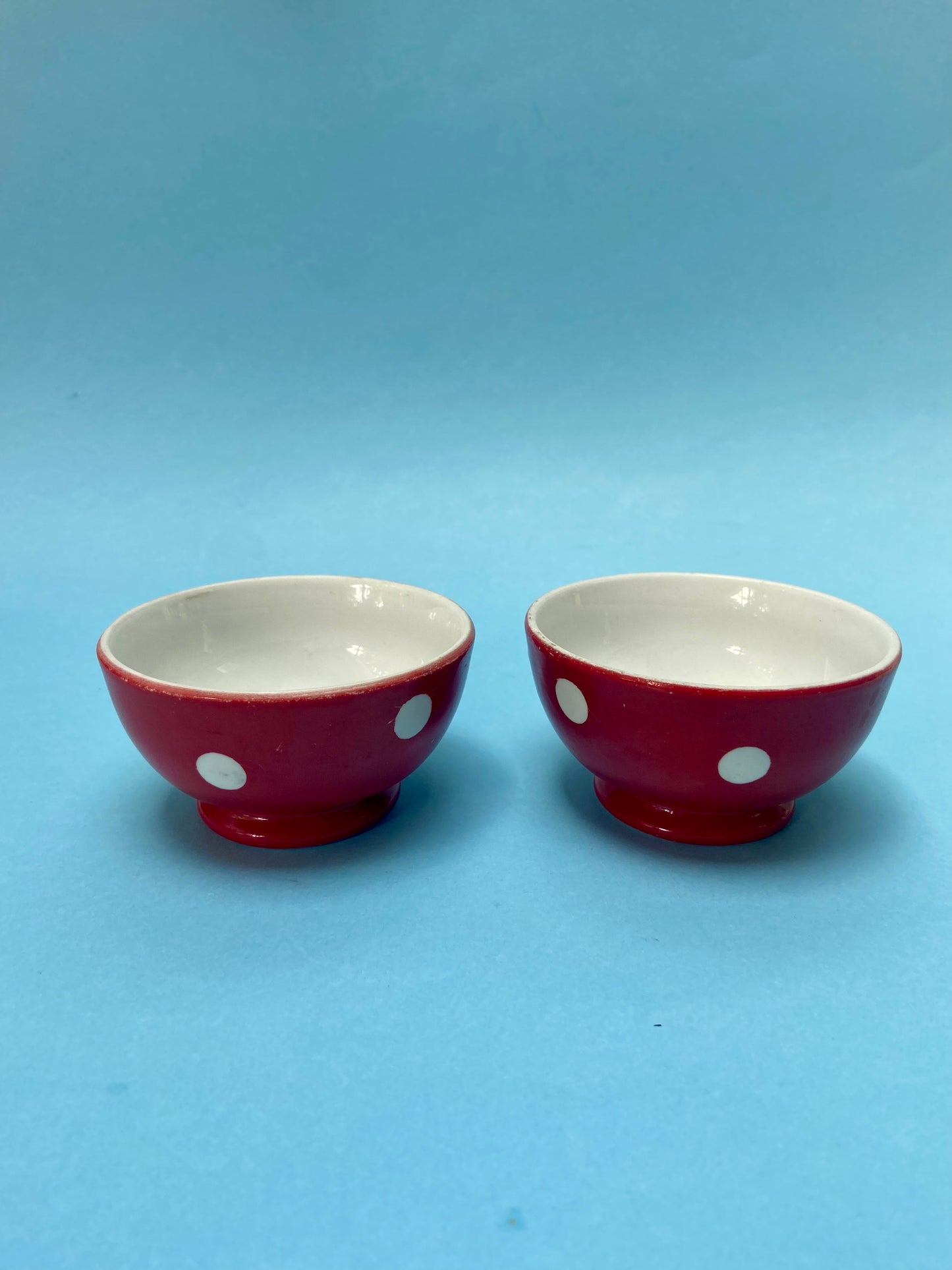 Duo de petits bols rouge à pois LONGCHAMP