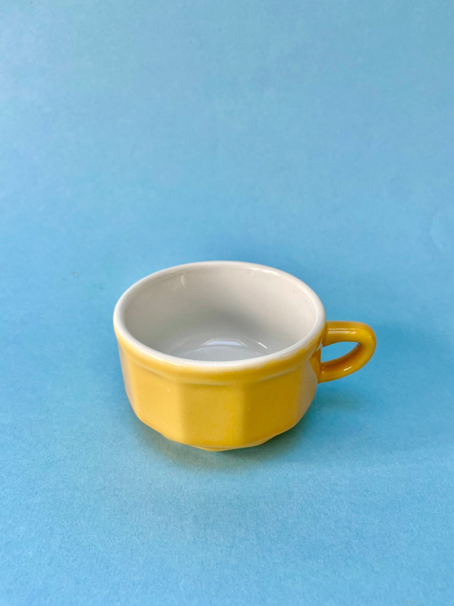 Tasse à café céramique JAUNE SOLEIL