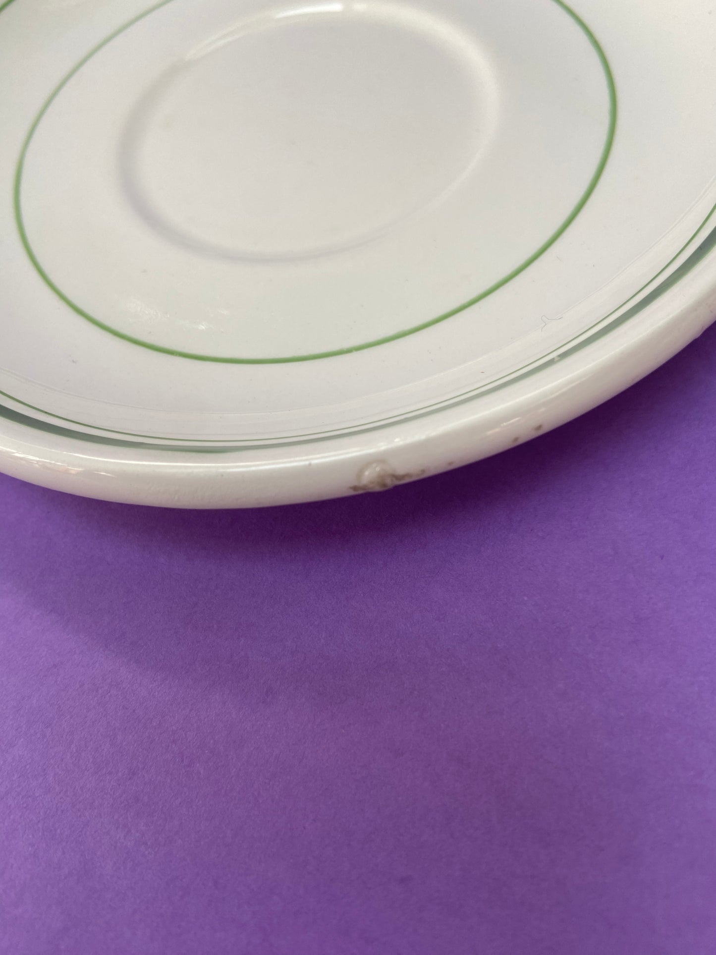 Tasse à café et sous tasse lignes VERT