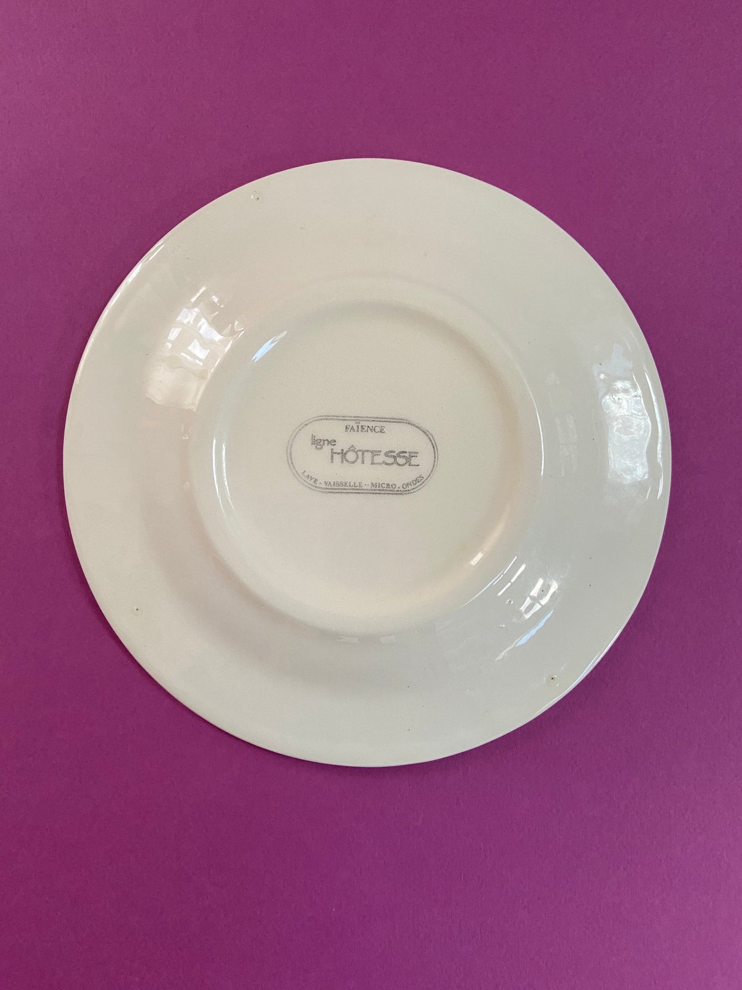 Petite Assiette plate design Palluy FLOWERS