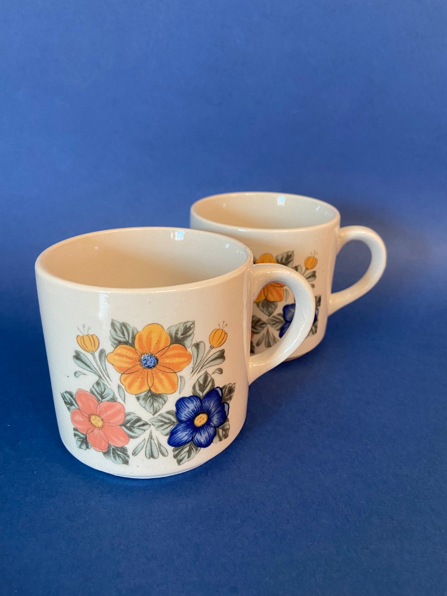 Tasse en Grès motif FLEURI