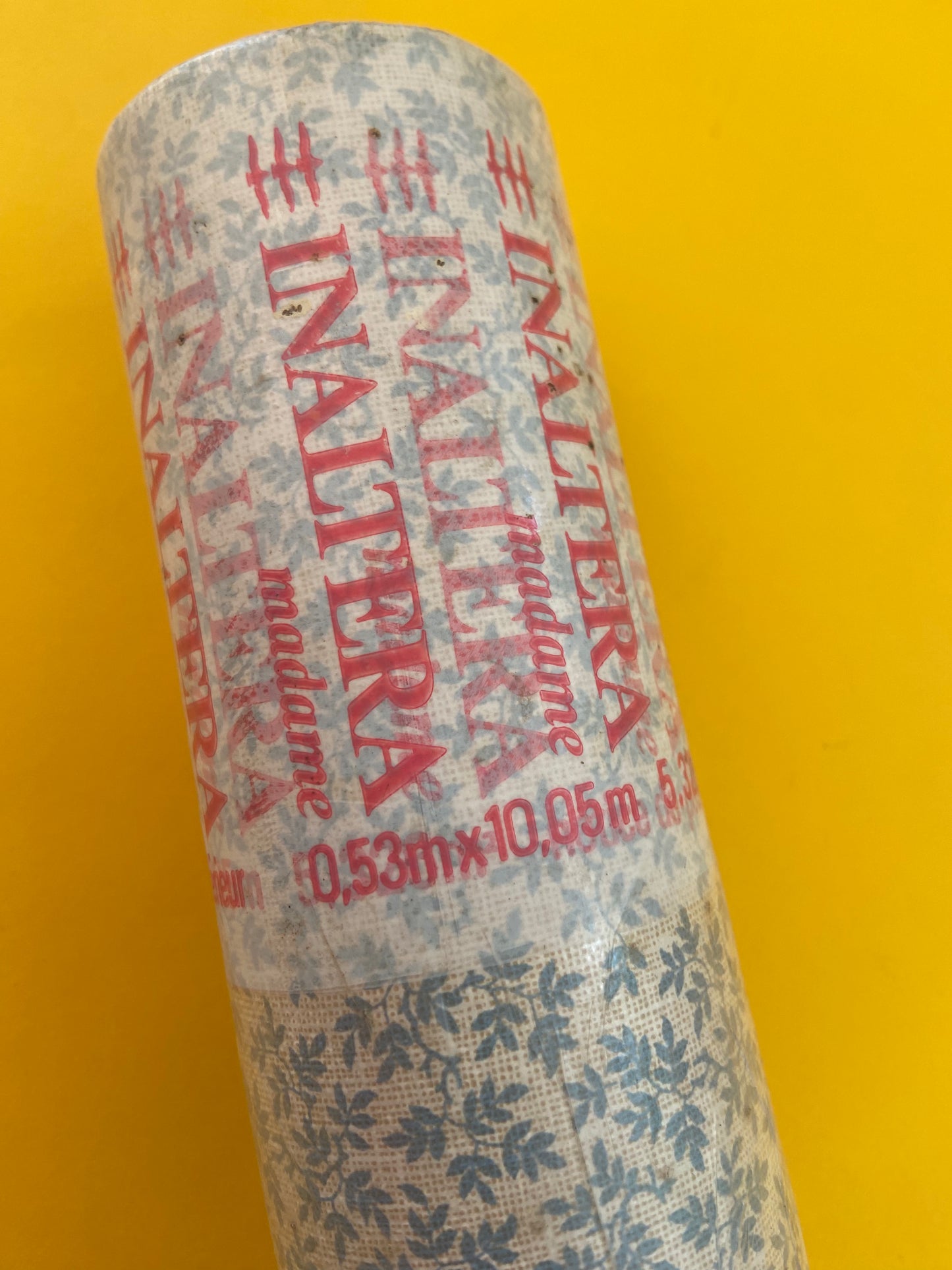 Rouleau de tapisserie vintage motif FLORAL