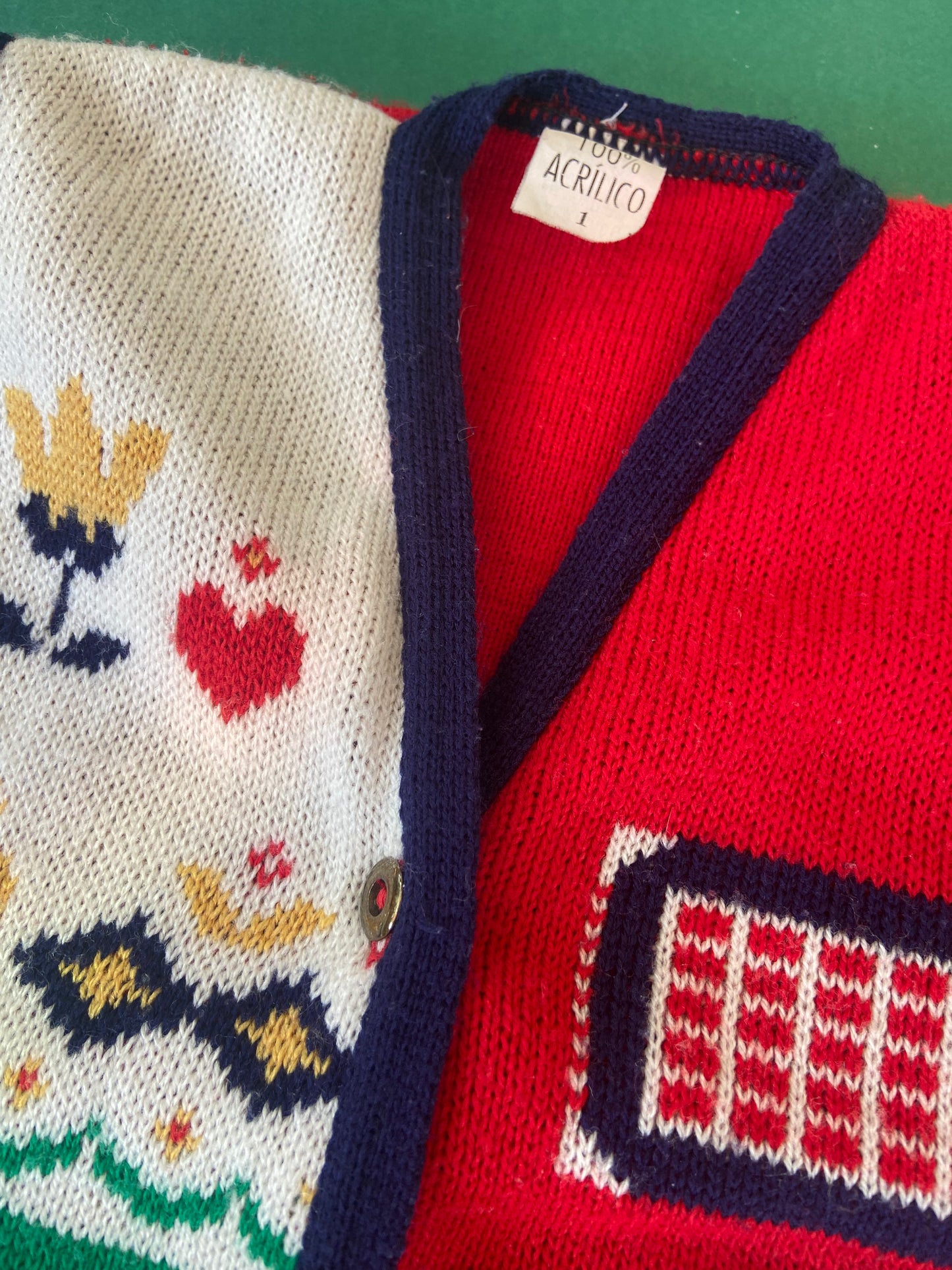 Gilet sans manche vintage TRICOT LAPIN