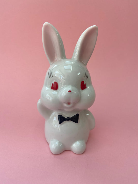 Tirelire céramique LAPIN NOEUD PAP