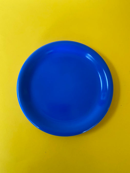 Assiette à dessert unie BLEU made in Germany