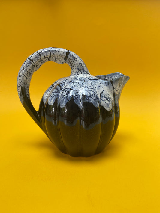 Pichet melon noir décor Craquelé