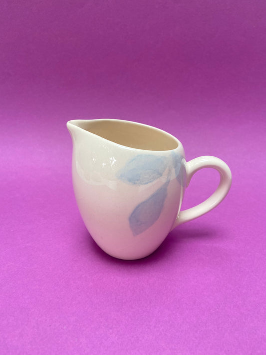 Pot à lait céramique pastel bleu et sucrier